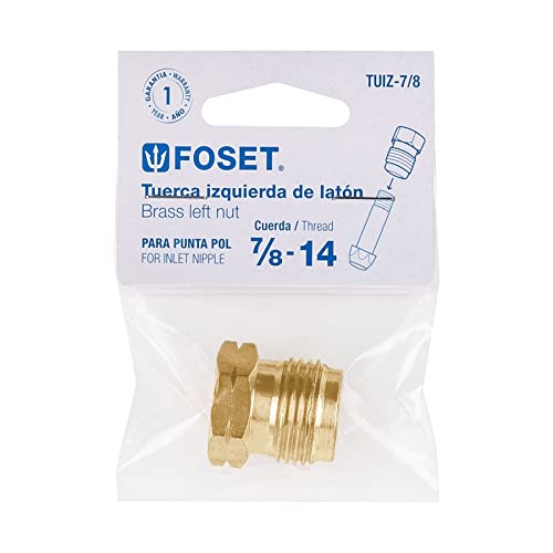 TUERCA IZQUIERDA LATON 7/8 FOSET BOLSA 49300
