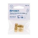 TUERCA IZQUIERDA LATON 7/8 FOSET BOLSA 49300