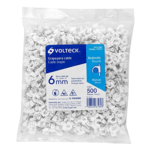 GRAPA PARA CABLE 6MM VOLTECK 48272