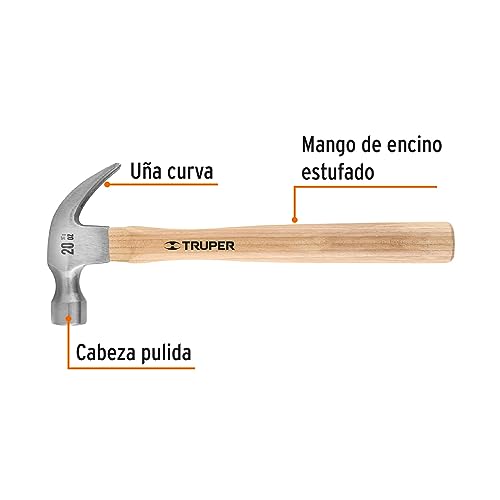 MARTILLO PULIDO UÑA CURVA 20oz TRUPER 16753