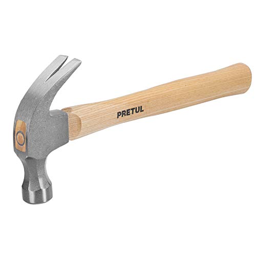 MARTILLO SEMIPULIDO UÑA CURVA 16oz PRETUL 22290