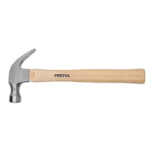 MARTILLO SEMIPULIDO UÑA CURVA 16oz PRETUL 22290