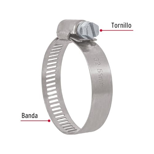 ABRAZADERA REFORZADA SIN FIN 1 1/2(38mm)-2 1/4(57mm) FIERO 44240