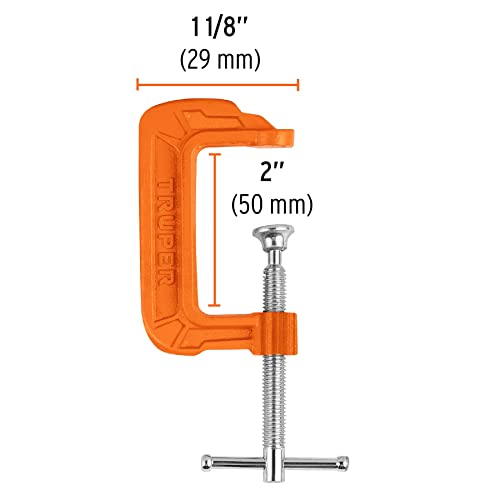 PRENSA DE HIERRO DUCTIL CARP 2" TRUPER 17659
