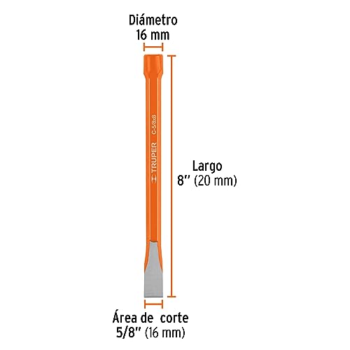 CINCEL 8X5/8" CORTE FRIO TRUPER 12130
