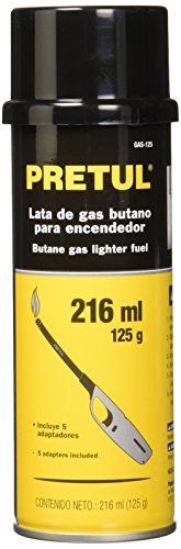 CARTUCHO GAS BUTANO PARA ENCENDEDOR PRETUL 25131