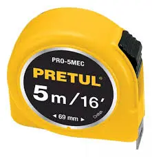 FLEXOMETRO 5M PRETUL 21608