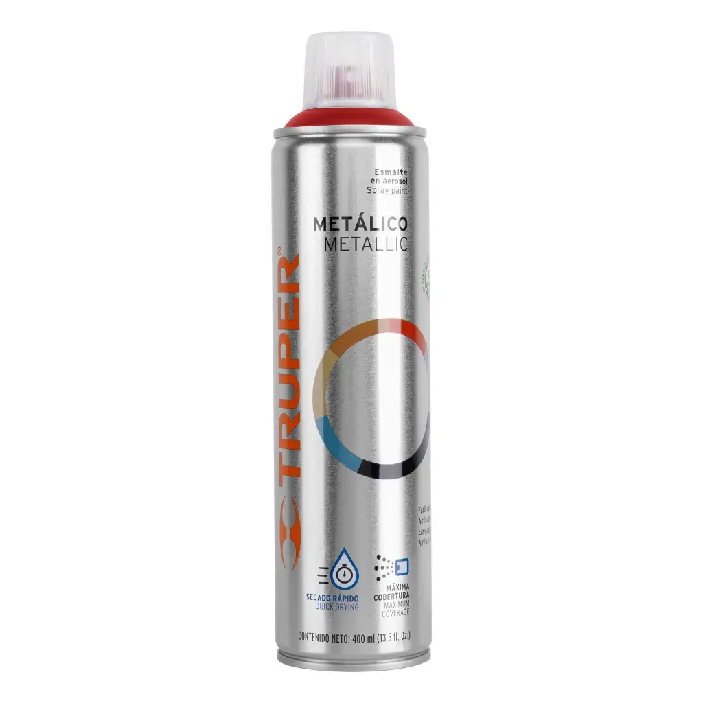 AEROSOL ROJO METALICO TRUPER 12779