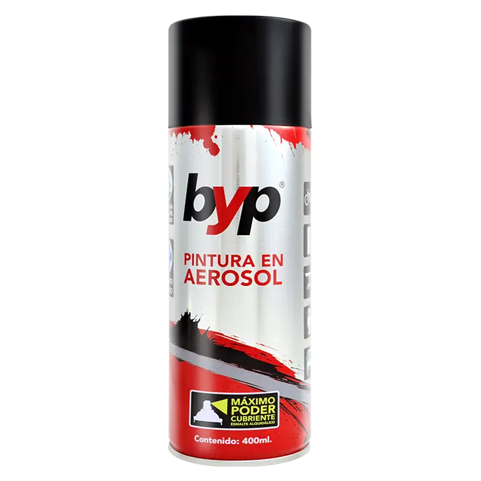 AEROSOL NEGRO BRILLANTE BYP 