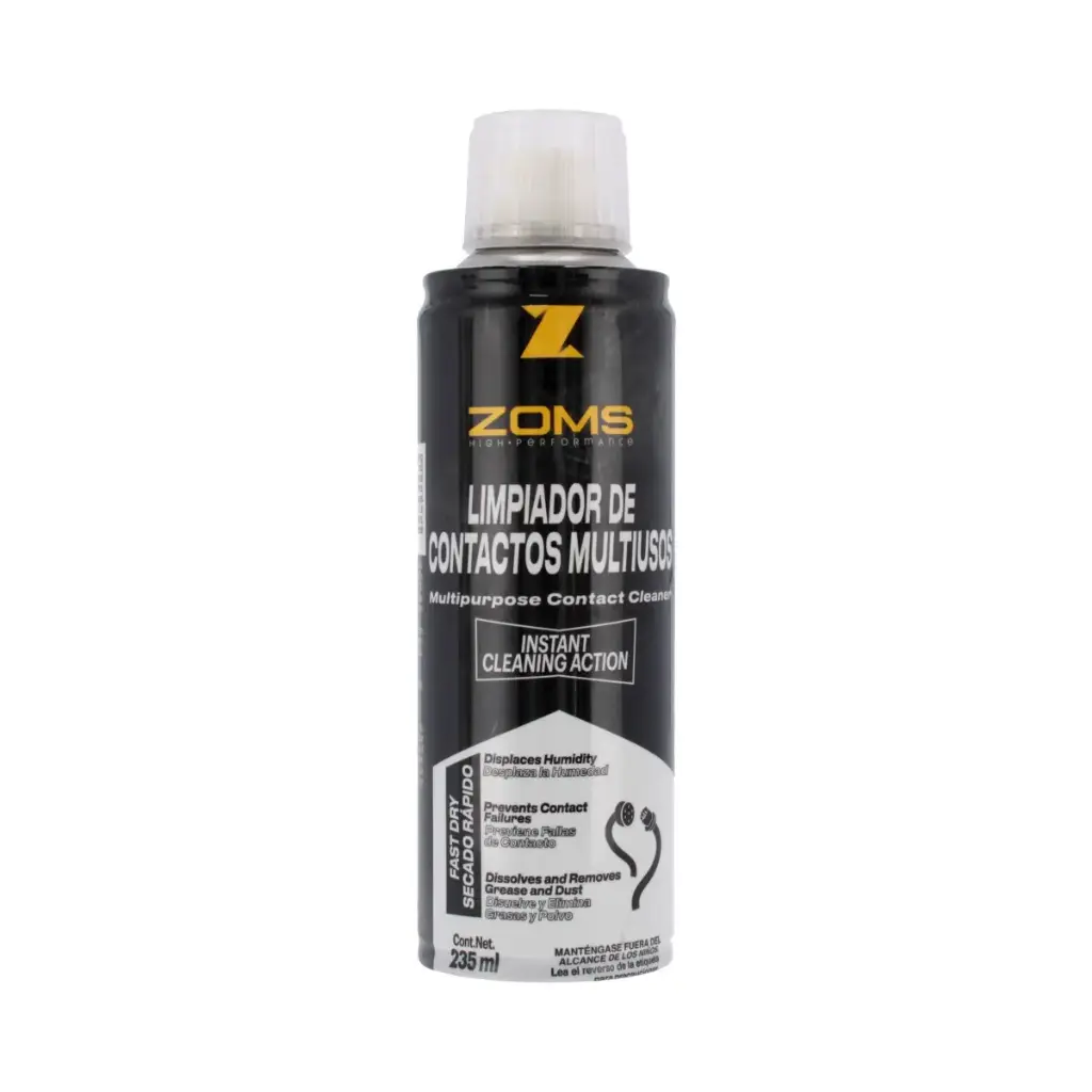 LIMPIADOR DE CONTACTOS 235ML ZOMS 