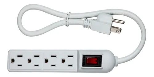 MULTICONTACTO 4 TOMAS CABLE 1.5 MTS LARGO MAVRIK ADIR 8103 