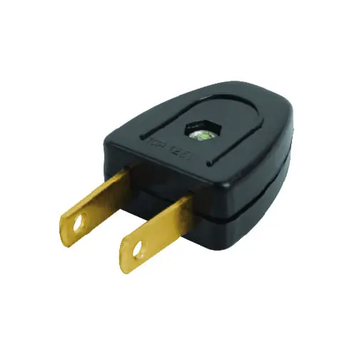 Clavija ovalada negra AKSI 117373