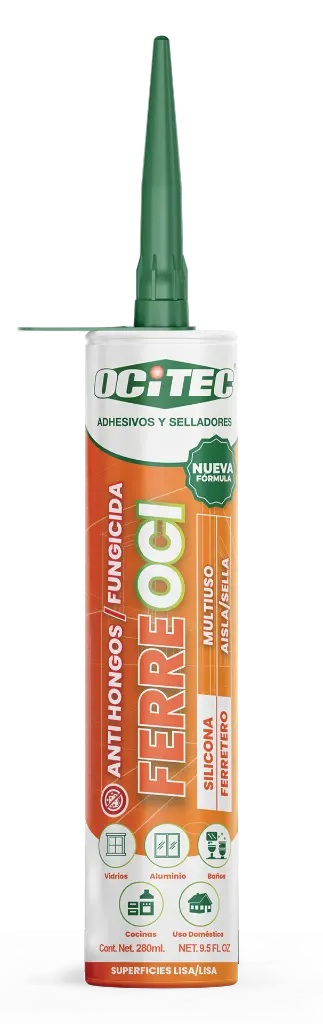 CARTUCHO DE SILICON BLANCO/TRANS OCITEC ANTIHONGOS