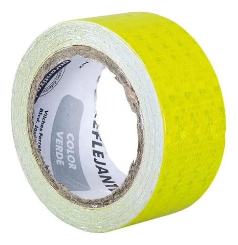 CINTA REFLEJANTE VERDE 10MX2" ADHESIVA LION TOOLS 2877