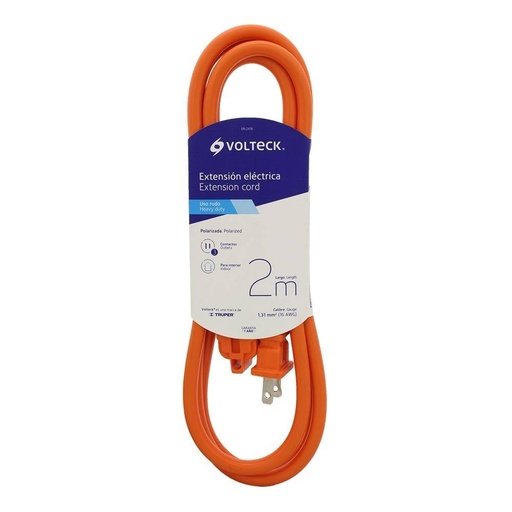 [48042] EXTENSION ELECTRICA USO RUDO 2M VOLTECK 48042