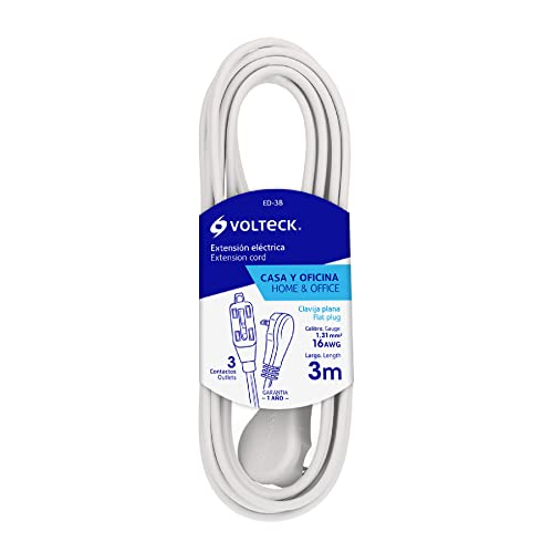 [48006] EXTENSION ELECTRICA DOM 3M CLAV PLANA VOLTECK 48006