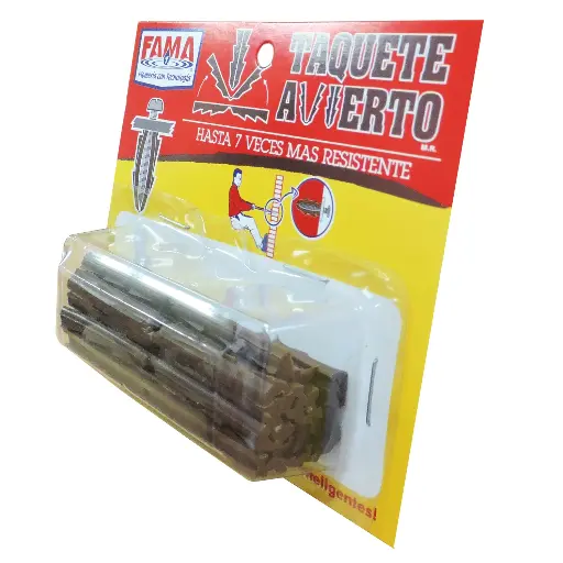 BLISTER C/8 PZS TAQUETE 3/8 AVIERTO ABIERTO GAMA MOD 9533 