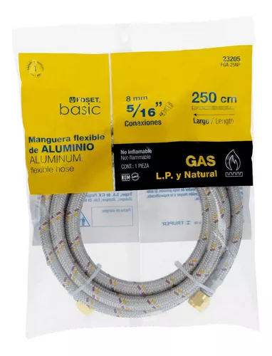 [23205] MANGUERA GAS 5/16-2.5M FOSET BASIC 23205