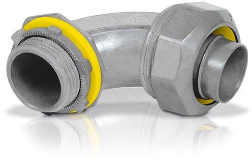 [46933] CONECTOR CURVO 1/2 PARA TUBO LIQUID TIGHT VOLTECK 46933