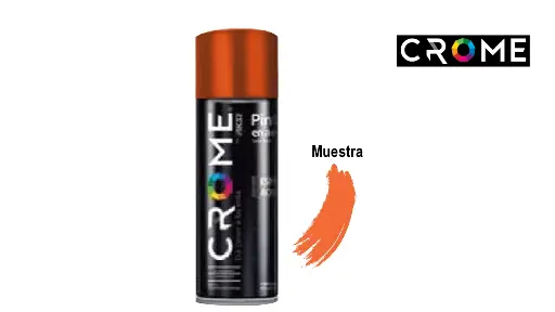 [114257] Pintura en aerosol naranja brillante crome aksi 114257