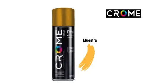 [114256] PINTURA EN AEROSOL AMARILLO MEDIO 400 ML CROME AKSI 114256