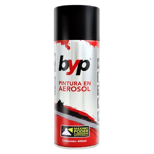 AEROSOL NEGRO BRILLANTE BYP 