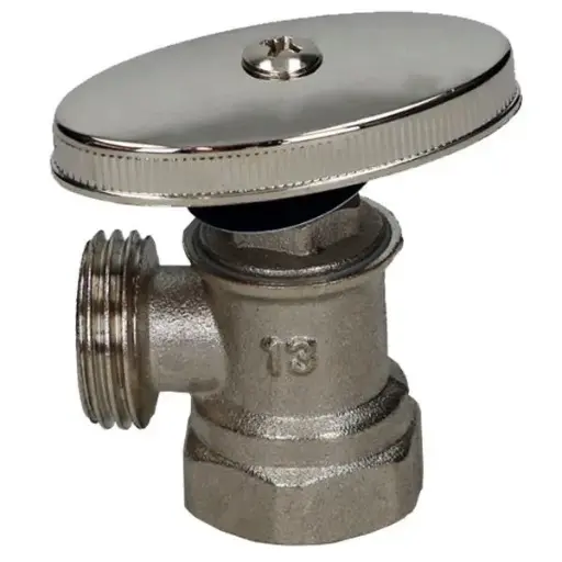 VALVULA CONTROL ANGULAR ECO 1/2-1/2 COD 25 RUGO 