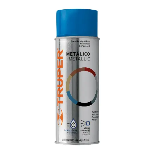 [102844] AEROSOL AZUL METALICO TRUPER 102844
