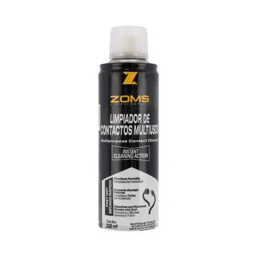 LIMPIADOR DE CONTACTOS 235ML ZOMS 