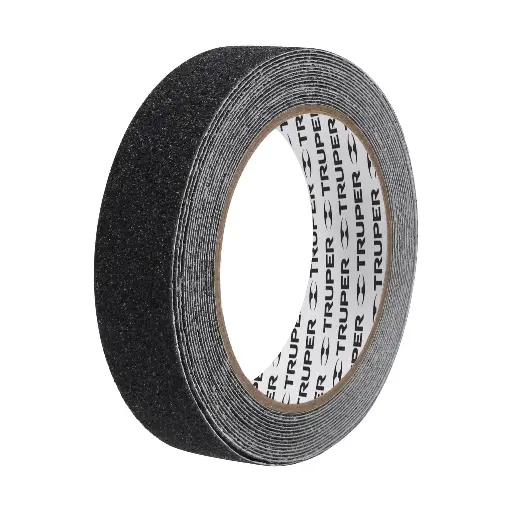 [12542] Rollo de 5 m de cinta antiderrapante negra 25mm con abrasivo 12542