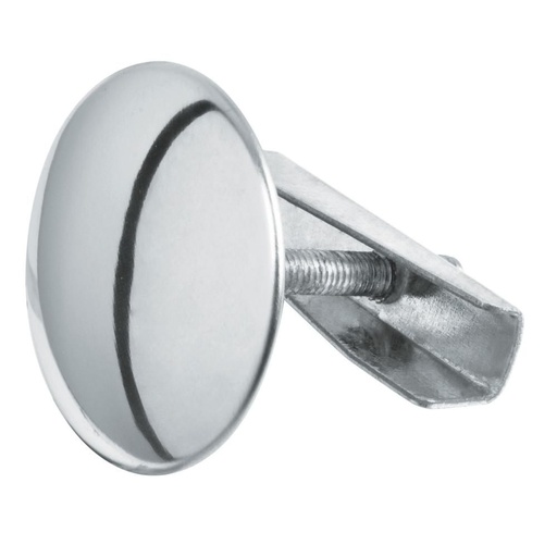 [49595] Cubretaladro cromo de 1-3/4' de acero inox, diámetro 43 mm 49595