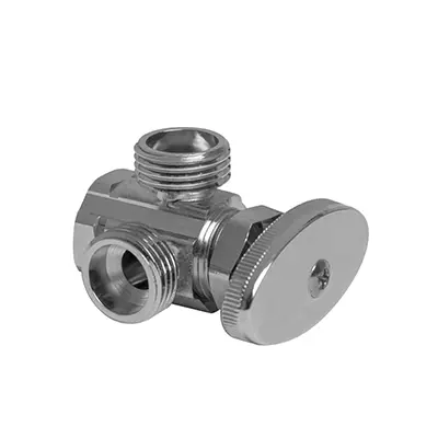 [VA213] VALVULA ANGULAR 1/2" DOBLE SALIDA VA213 PLOMACY FAMA VA213