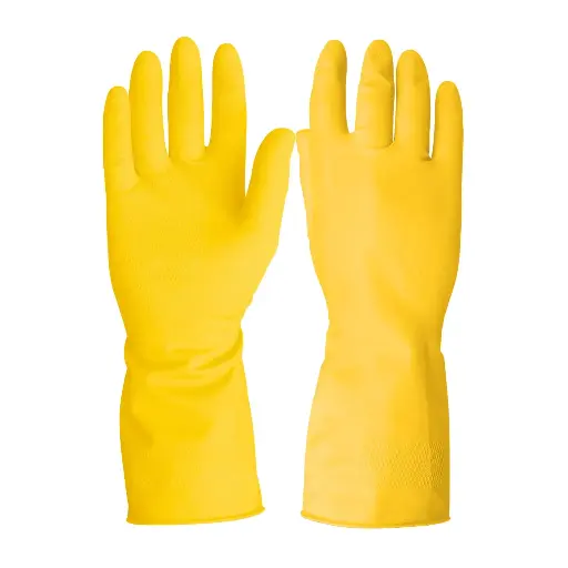 [23260] GUANTE LATEX LARGO P/LIMPIEZA M PRETUL 23260
