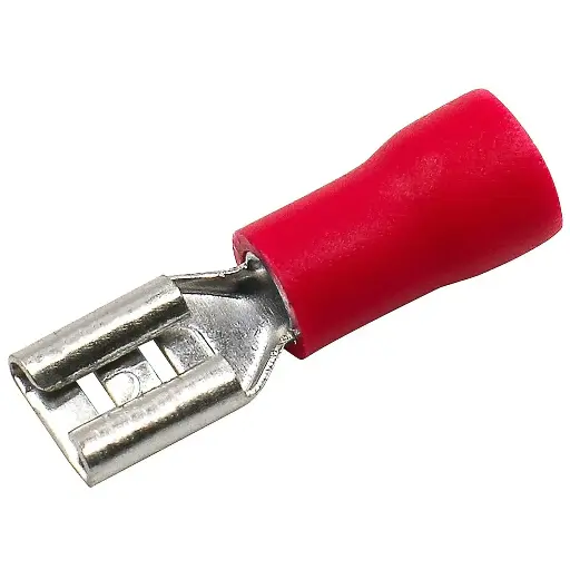 [TCA143] TERMINAL HEMBRA ROJA 0.187 TCA143