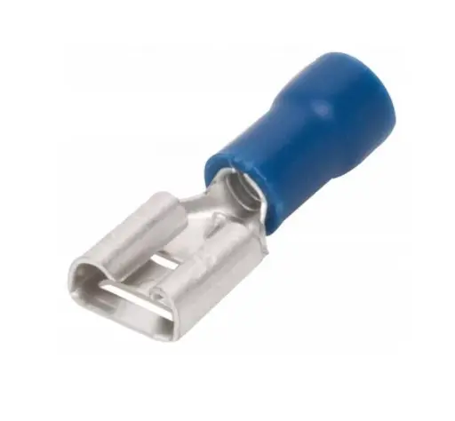 [TCA242] TERMINAL HEMBRA AZUL 0.250 TCA242