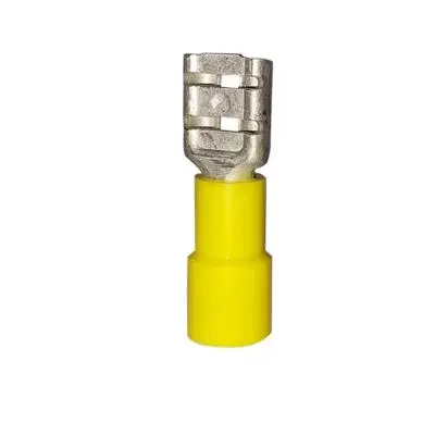 [TCA341] TERMINAL HEMBRA AMARILLA 0.250 TCA341