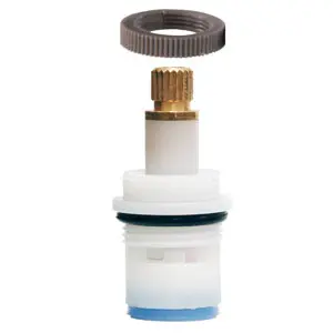 [99006] CARTUCHO PLASTICO FONTANERY C/TUERCA AJUSTE ESTRIA FINA (AGUA FRIA) 99006