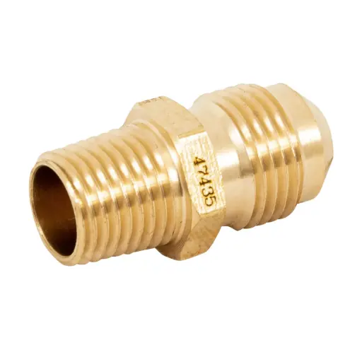 [47435] NIPLE TERMINAL 3/8 FLARE-1/4 NPT FOSET 47435