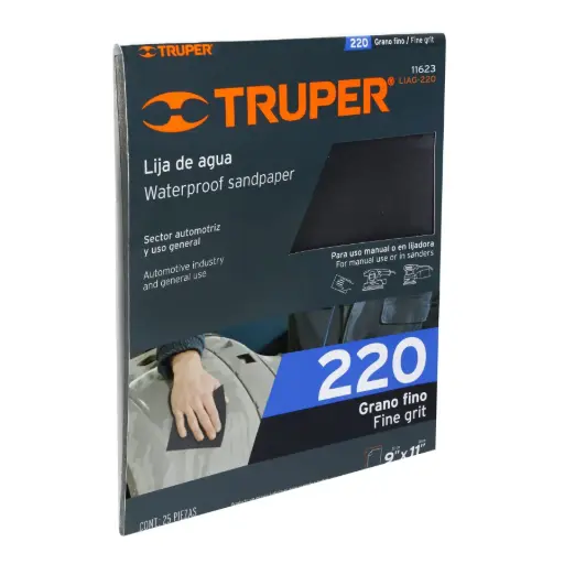 [11623] LIJA DE AGUA GRANO 220 TRUPER 11623