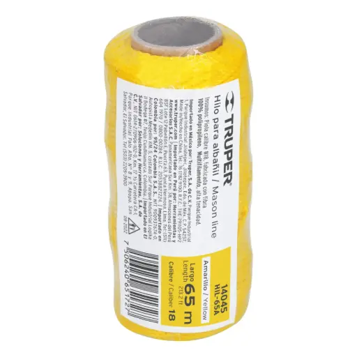 [14045] HILO PARA ALBAÑIL AMARILLO CH TRUPER 14045