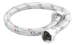 [YD0027] MANGUERA FLEXIBLE ALUMINIO WC 1/2" x 7/8" 35CM YARDEN YD0027