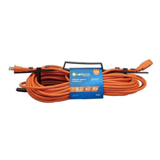 [48049] EXTENSION ELECTRICA USO RUDO 20M VOLTECK 48049