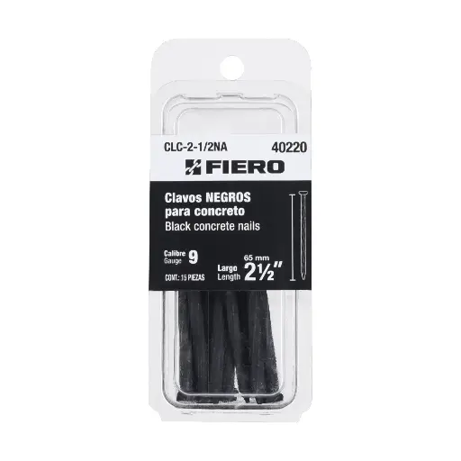 [40220] CLAVO PARA CONCRETO 2 1/2" BLISTER FIERO 40220