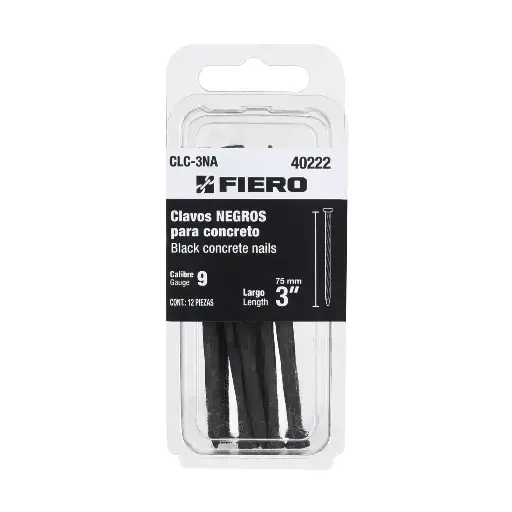 [40222] CLAVO PARA CONCRETO 3" BLISTER FIERO 40222